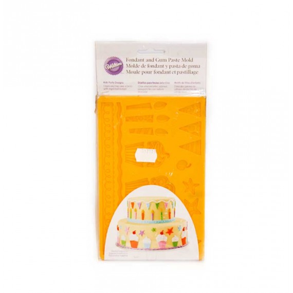 CAKE MOLDE FONDANT FIESTA INFANTI12,5CM.REF.526240