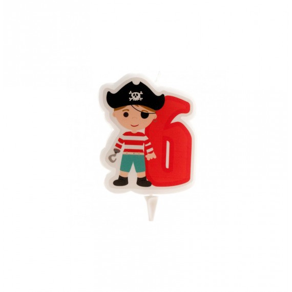 VELA PIRATAS Nº6 7CM. 12UN.REF.345260