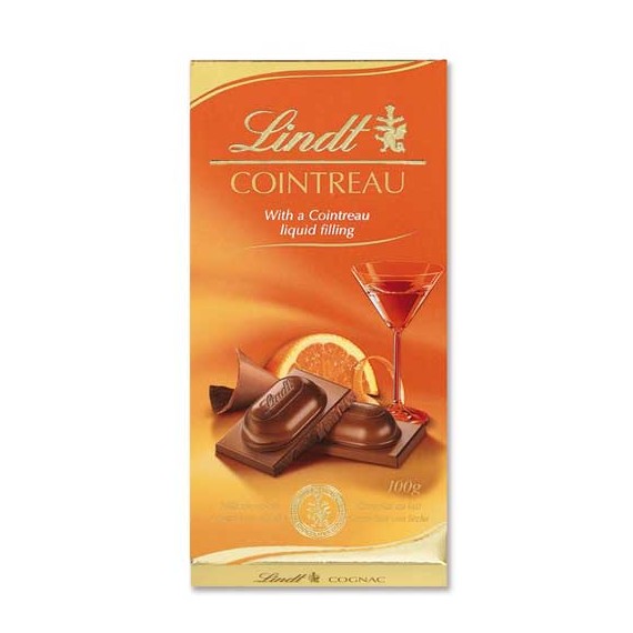 LINDT LICOR COINTREAU 12X100 GR.