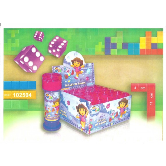 POMPAS JABON DORA EXPLORADORA 36U.