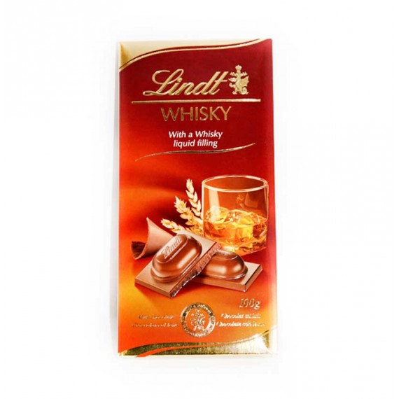 LINDT LICOR WHISKY 12X100GR.