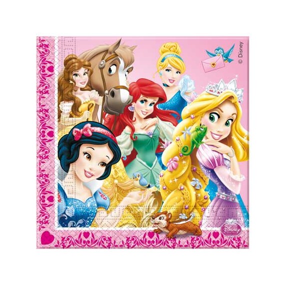 PRINCESAS ANIMALS SERVILLETAS 20UN.REF.16273