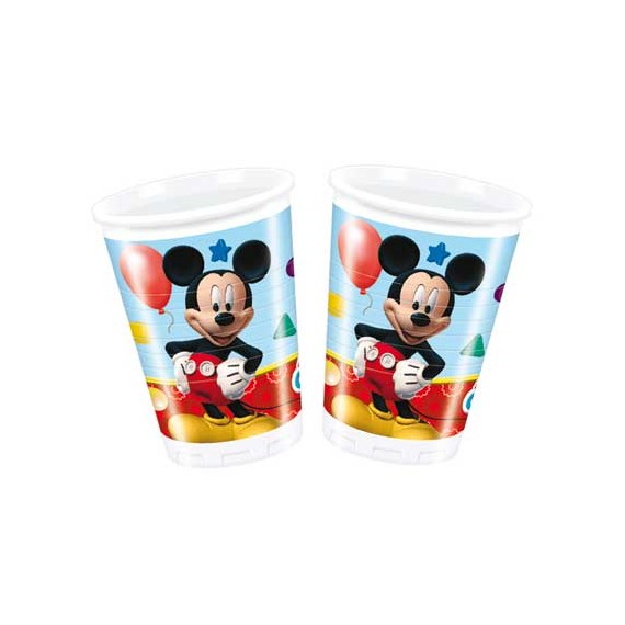 MICKEY PLAYFUL VASOS 8UN.REF.16134