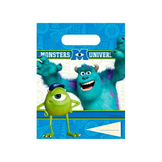 MONSTERS UNIV.BOLSAS 6UN.