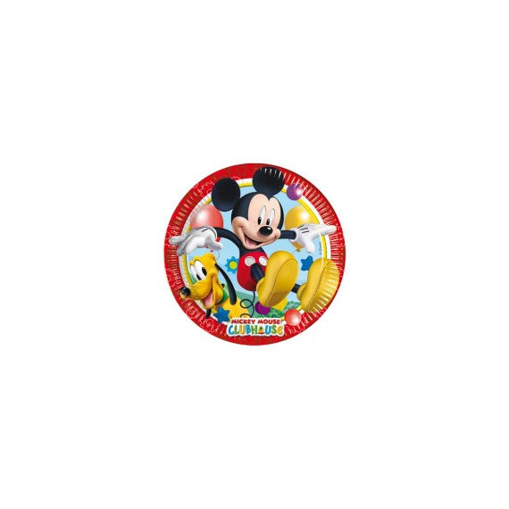 MICKEY PLAYFUL PLATOS 23CM.8UN.REF.16131