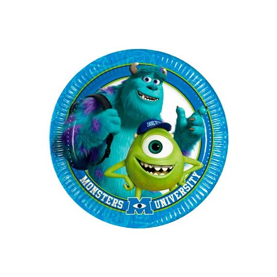 MONSTERS UNIV.PLATOS 23CM 8UN.