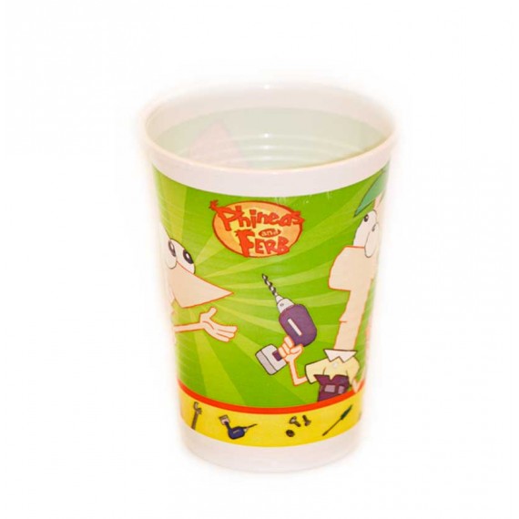 PHINEAS&FERB VASOS 10UN.