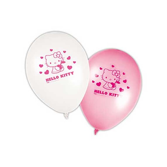 HELLO KITTY GLOBOS 8UN.