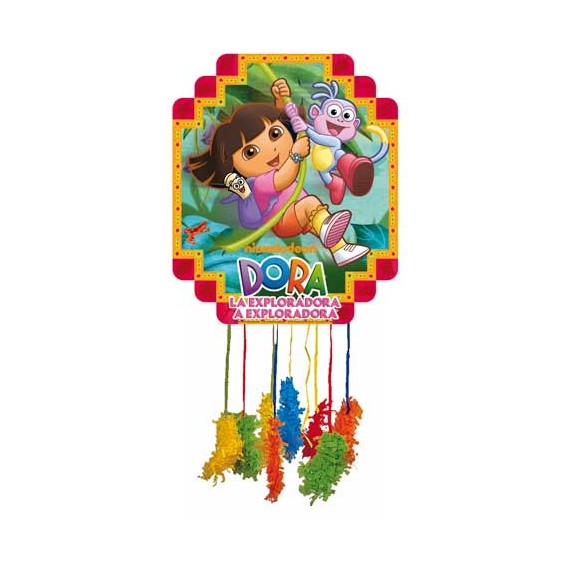 PIÑATA DORA EXPLORADORA GRANDE 12U.