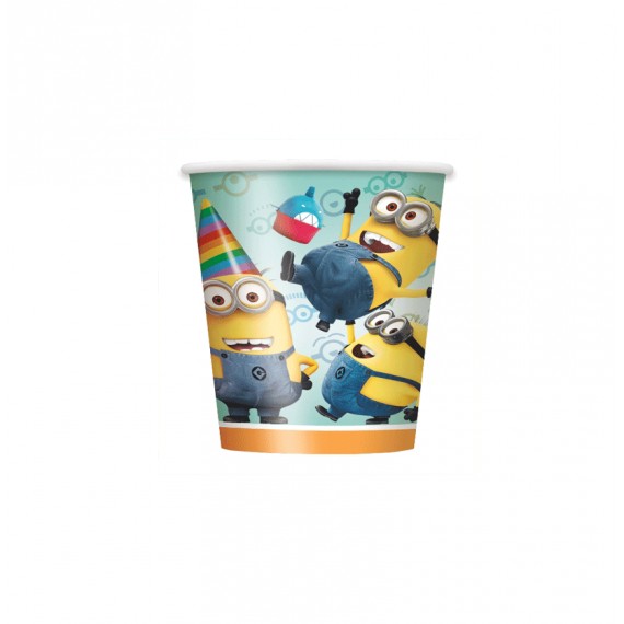 MINIONS VASOS 8UN.