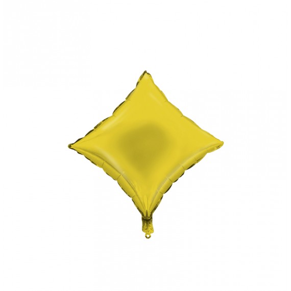 GLOBO FOIL 18" DIAMANTE AMARILLO