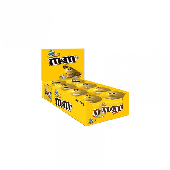 M&M AMARILLO BOTES 8X100GR.