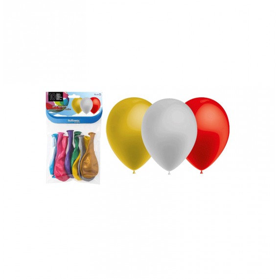 BALLOONIA GLOBOS PERLMUTT SURT. 10U. ART8091