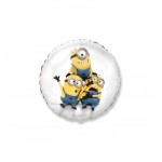 GLOBO FOIL 18" REDONDO MINIONS