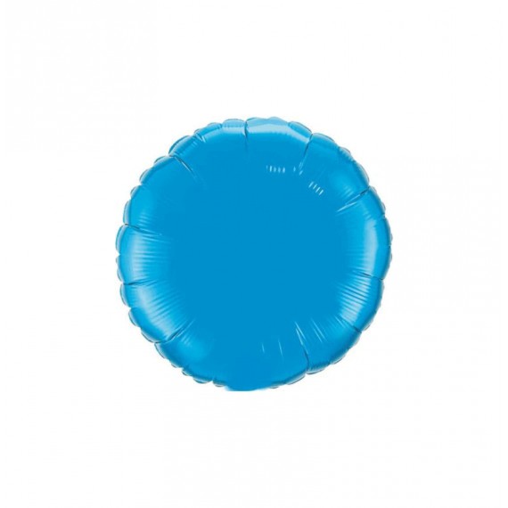 GLOBO FOIL 18" REDONDO AZUL BLISTER R. 729