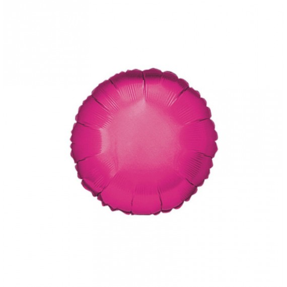 GLOBO FOIL 18" REDONDO MAGENTA BLISTER R.731