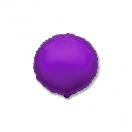 GLOBO FOIL 18" REDONDO PURPURA BLISTER R.732