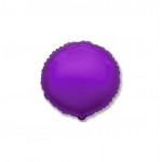 GLOBO FOIL 18" REDONDO PURPURA BLISTER R.732