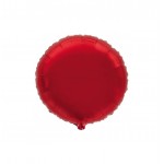 GLOBO FOIL 18" REDONDO ROJO BLISTER R.733