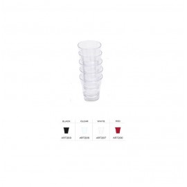 MINI VASO UNSQ.BLANCO 6CL.12U