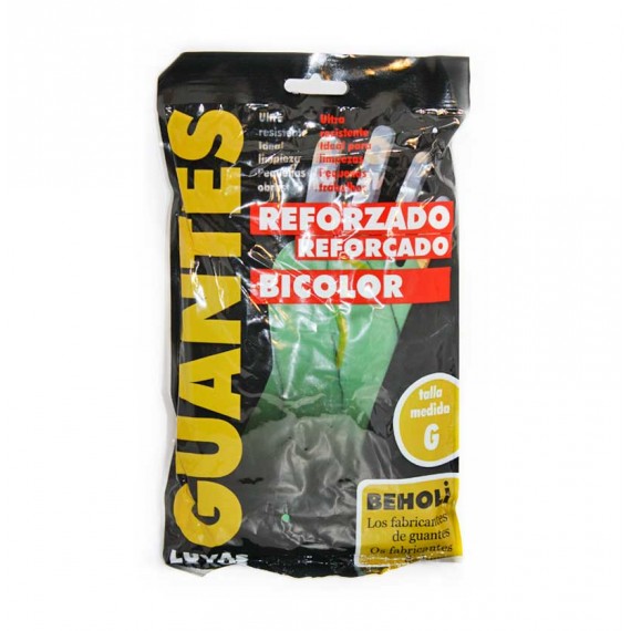 GUANTES BICOLOR REFORZADO (TALLA G)