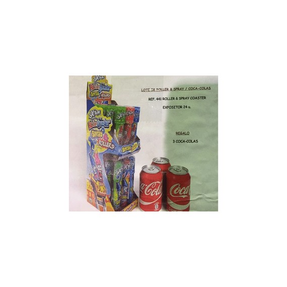 LOTE EXP. ROLLER & COASTER 24U+3U COCACOLA R.441