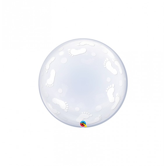 GLOBO BUBBLES 24" BABY FOOTPRINTS