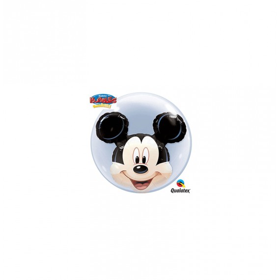 GLOBO BUBBLES 24" DOUBLE MICKEY MOUSE