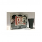 MINI VASO 6U.6CL.NEGRO