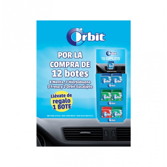 DISPLAY ORBIT BOTE 12 BOX COD.BR37F