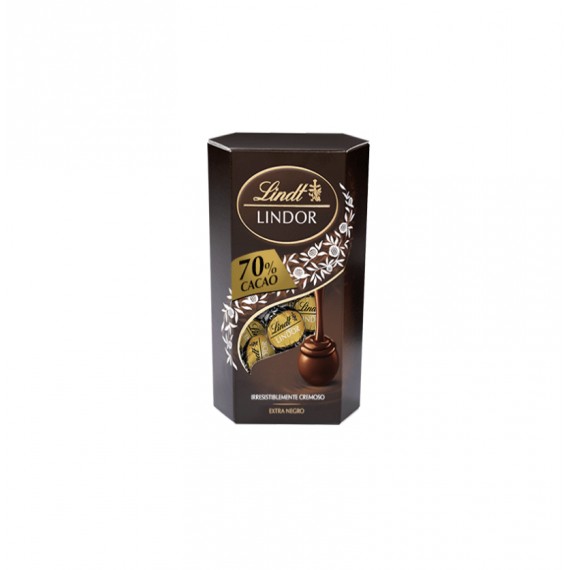 LINDT LINDOR CORNET 70%CACAO 8X200GR.