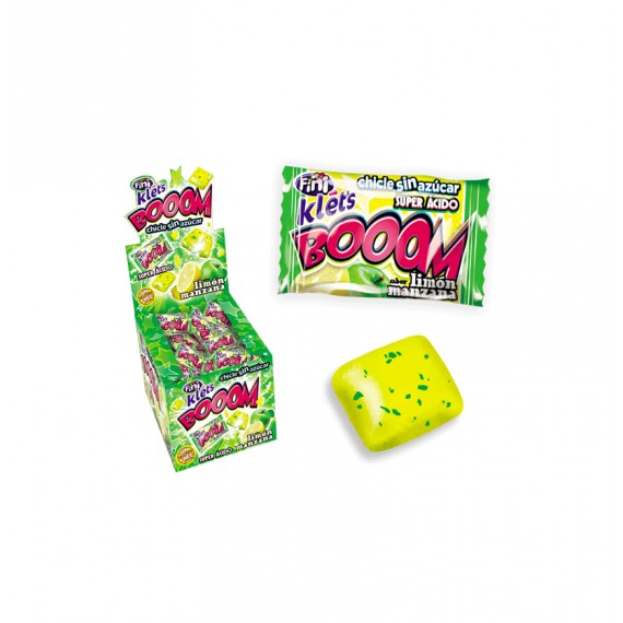 FINI CHICLES KLETS BOOM LIMON MANZANA S/AZ 200UN.