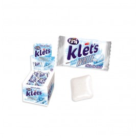 FINI CHICLES KLETS WHITE MENTA SUAVE S/AZ 200UN.