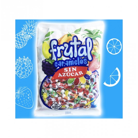 CARAMELO FRUTAL SURTIDOS SIN AZUCAR BOLSA 1KG.