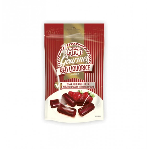 FINI DOYPACK GOURMET RED LIQUORICE FRESA 10X180GR.