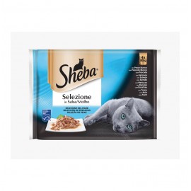 SHEBA SUCULENTA SELEC.PESCADO BLANCO 13X340GR.