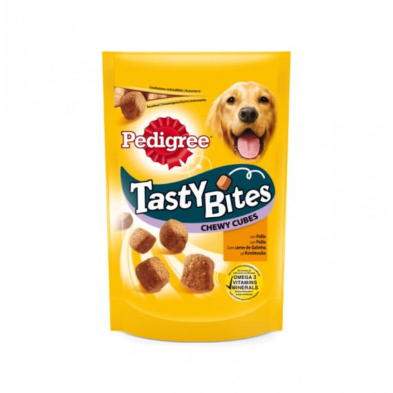 PEDIGREE TASTY MINIS POLLO-PATO CF86H 6UNX130GR.