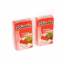 RICOLA PERLAS HIERBAS FRESA 20X25G.