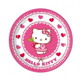 HELLO KITTY PLATOS 23CM 8UN.